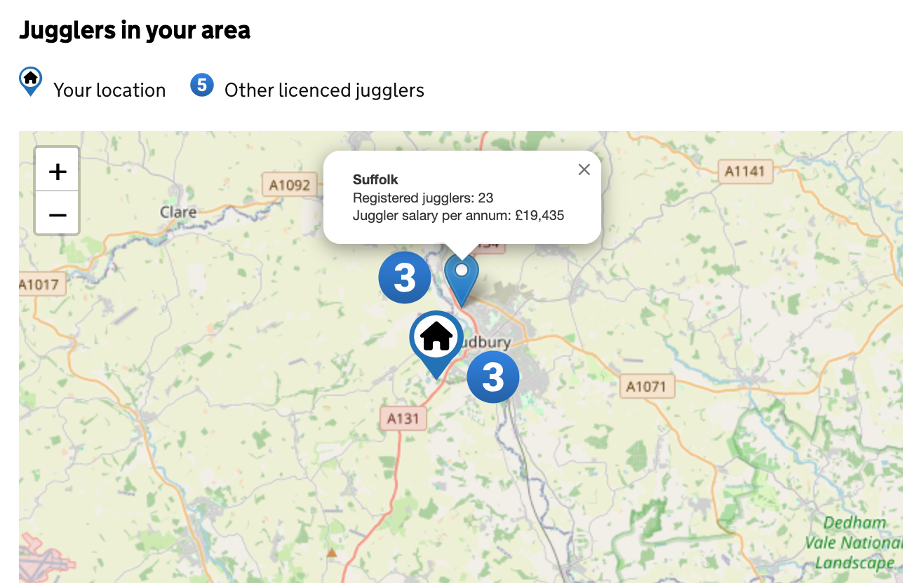 interactive map